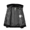 Men Loose Warm Winter Faux Mink Fur Pu Leather Jacket Coat