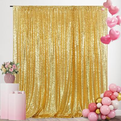 4x10FT Silver Sequin Photo Backdrop Curtain for Birthday Wedding Engagement Baby Shower Bachelorette Christmas Party Decorations