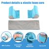 Wheelchair Lateral Support Cushion Adjustable Lateral Foam Wedge Side Guards Wheelchair Back Support Pad for Elderly