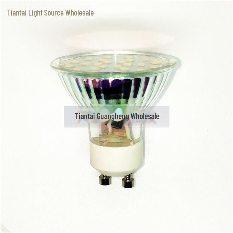 Energy-Saving MR11/MR16 LED Bulb, GU10/G5.3 Base, High Brightness 220V/12V Glass Halogen Replacement