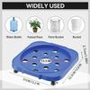 Carrito para Botella de Agua de 5 Galones con Ruedas Soporte para Maceta de Jardín Carrito para Plantas Base para Cilindro de Gas Base Móvil