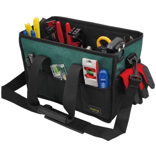 Marvel Multi-Bag with Shoulder Strap, Black and Green Two-Tone Color, MTB-352BG