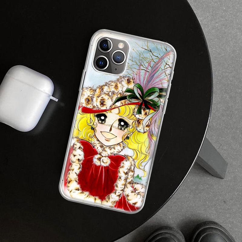 Anime Candy Phone Case Cover for iPhone 11 12 13 Mini 14 15 Plus 16 Pro Max 17 Air 7 8 + SE Art Customized Fundas 11 12 13 Mini