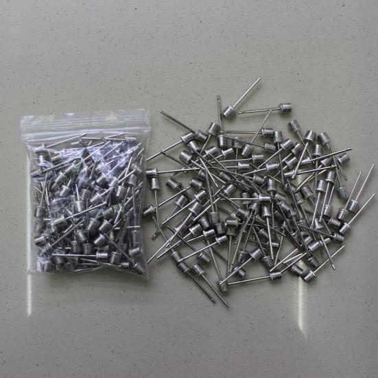 10Pcs Inflating Pins Standard Portable Metal Ball Air Pump Needles for Footballs