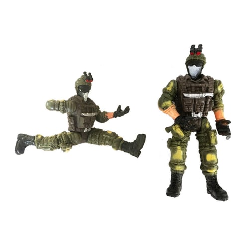 STARTIST 6-Piece American Soldier Warrior Movable Joint Figure Collection 10cm H