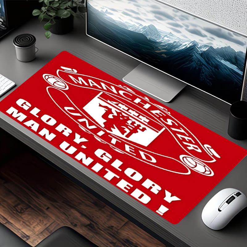Football team Print Mouse Pad, for Keyboard Pad Laptop PC Mat for Office Home Use, Desk Decor, Perfect Birthday Gift for Gamers