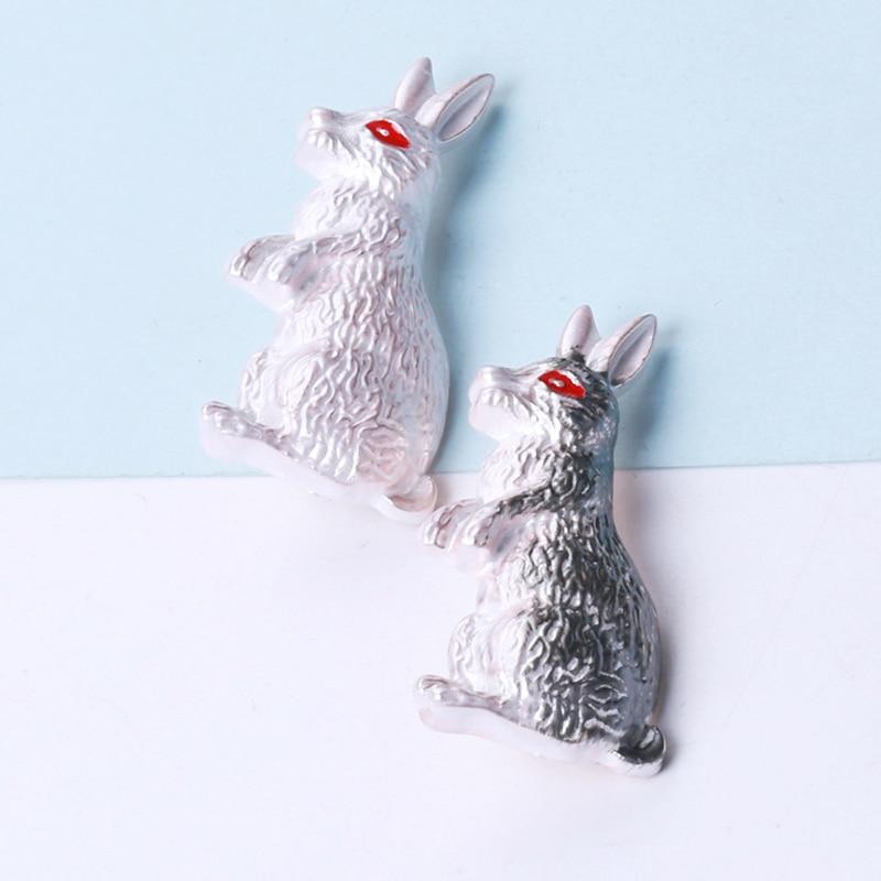 Blucome Schöne Kaninchenbrosche, Damenbrosche für Mantel, Anzug, Tasche, Anstecknadel, Abzeichen, Hochzeitsfeier, Schmuck, Neujahrsgeschenke