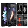 God Jesus Pray Cross Case Phone Cover for Samsung Galaxy Z Flip 6 5 4 3 5G ZFlip6 ZFlip5 ZFlip4 ZFlip3 Black Hard Trend Fundas