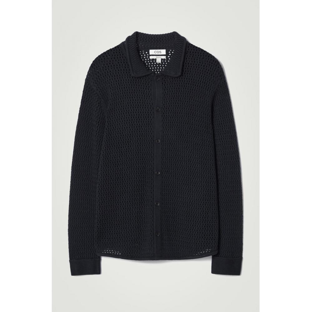 

COS Японский ажурный вязаный кардиган