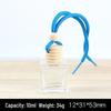 Car Glass Aromatherapy Lanyard for Air Vent - Refillable Perfume Bottle
