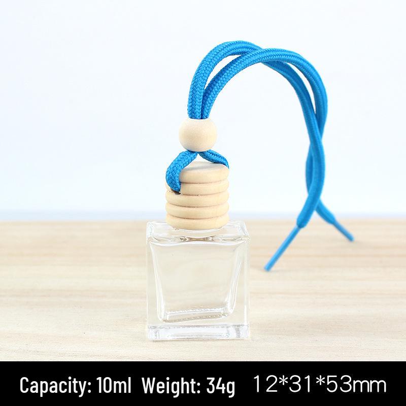 Car Glass Aromatherapy Lanyard for Air Vent - Refillable Perfume Bottle