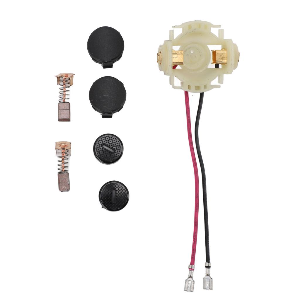 Kohlebürstenhalter-Kit 2 Kohlebürsten 1 Halter 2 Kappen 2 Kappenabdeckungen Set für BGA450 BGA452 DGA452