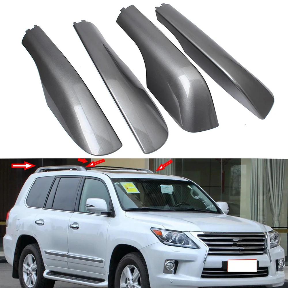 

4Pcs Car Roof Rack Cover For Lexus LX570 2008 2009-2015 63491-60120, 63492-60100