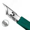Large Opening Nail Scissors with Ultra-sharp Curved Tip, Designed To Prevent Splashes and Specially Suitable for Nail Grooves.