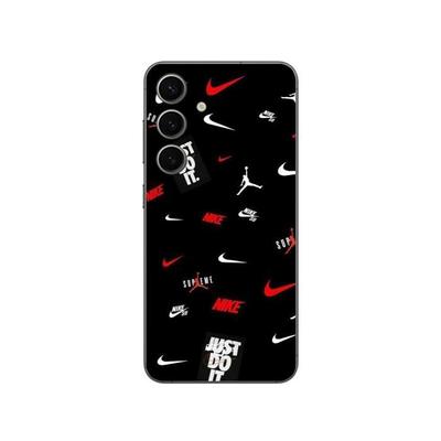 Coque - NIKE - Samsung Galaxy S24 - Souple - Noir - Jordan Blanc Rouge