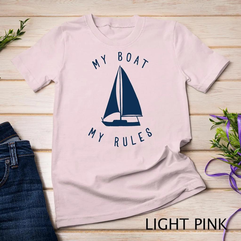 Outdoor Leisure Funny About My Boat My Rules Sailing Captain Sailing Tshirt Sports Shirt For Both Unisex And Unisex