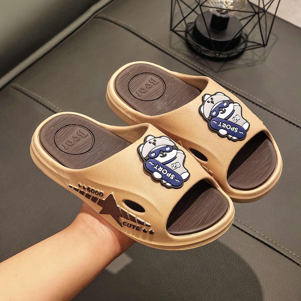Children's Cartoon Sandals: Comfortable, Non-Slip, Soft Sole—Ideal for Summer Activities and Featuring a Fun 'Walking On Poop' Sensation.