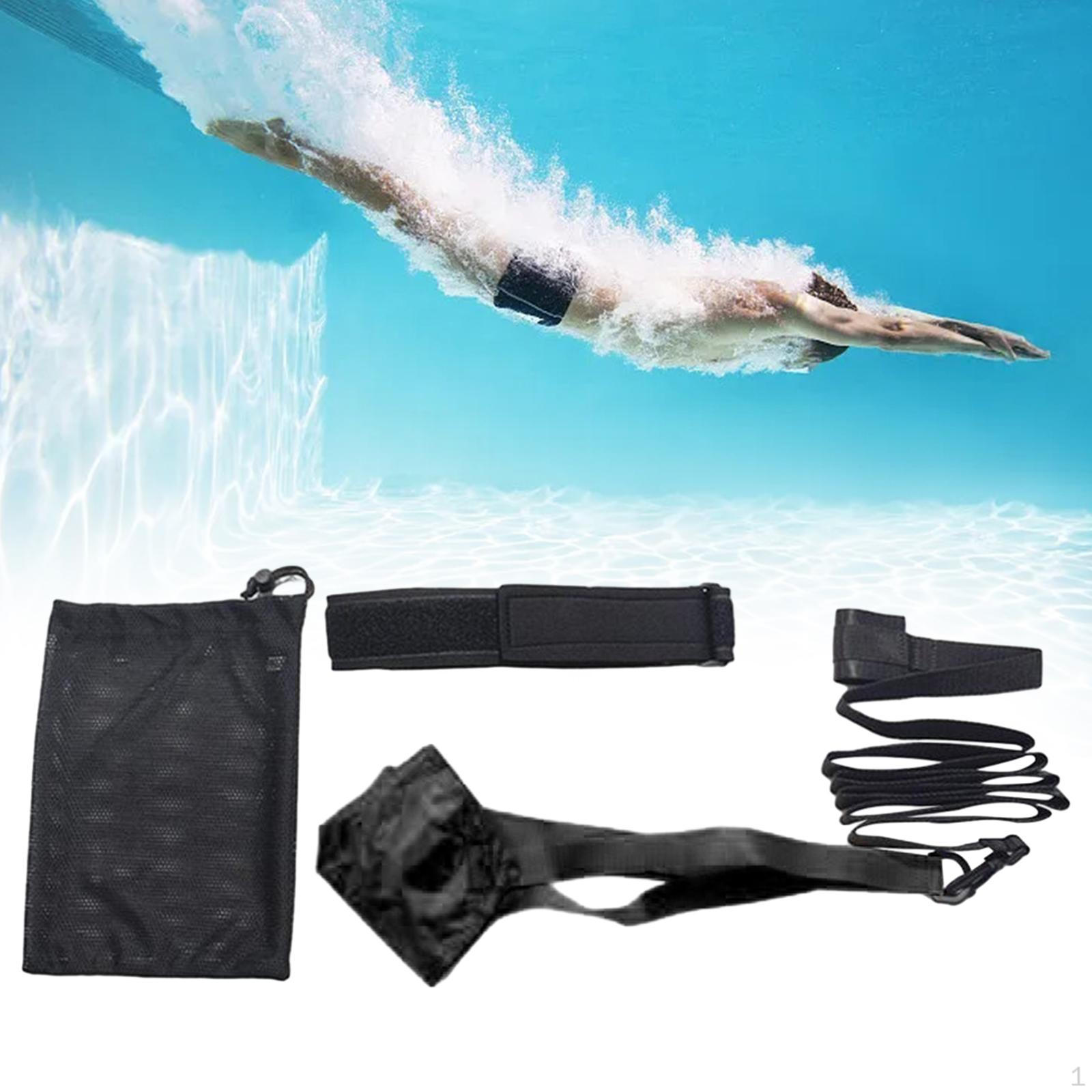 Parachute Swimming Resistance Belt Practical Professional Bodybuilding Band for Beginners 20cm