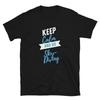 Keep Calm And Go Ski-Diving Design Unisex T-Shirt