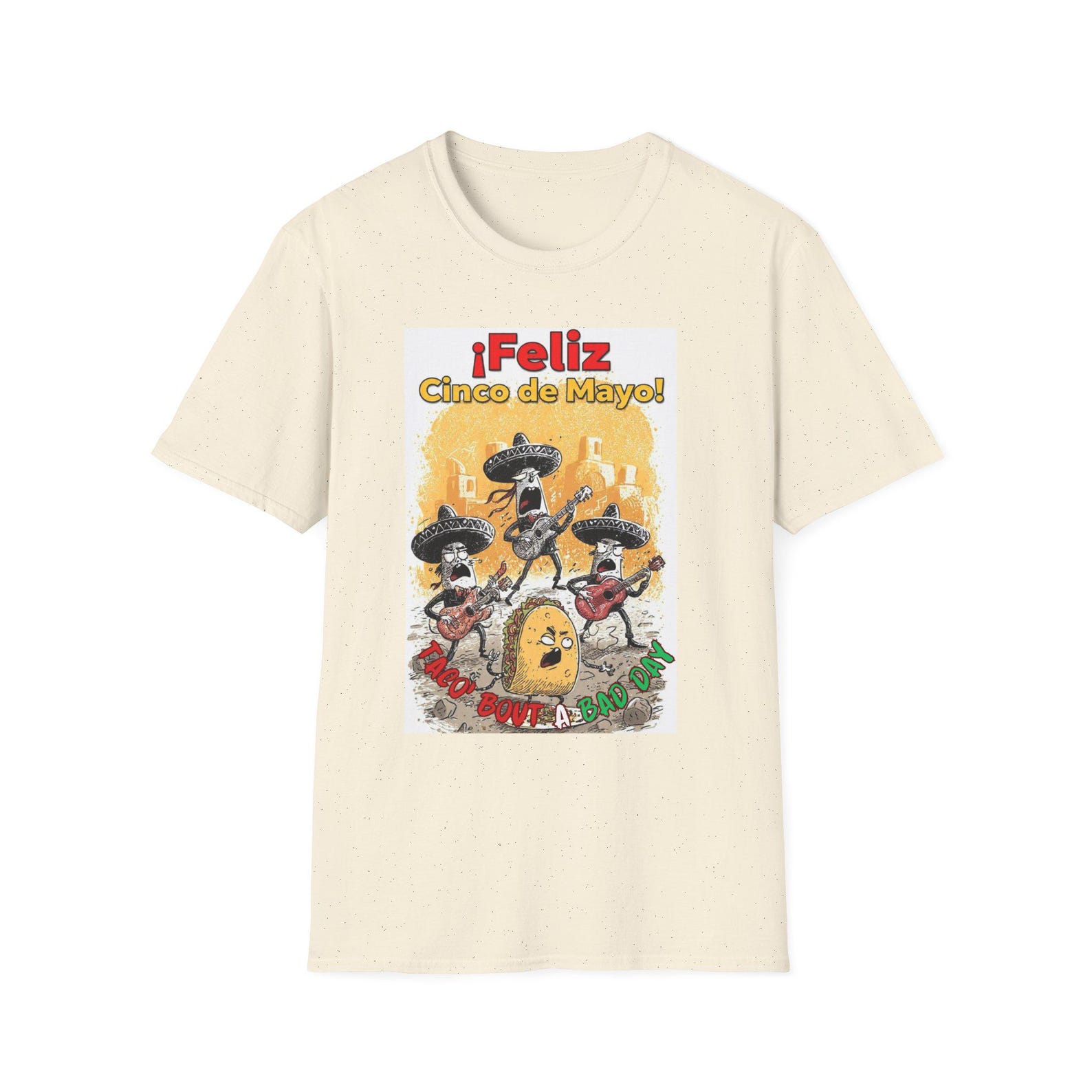 Feliz Cinco de Mayo cartoon mariachi skeletons T-Shirt | Mexican fiesta design 3XL