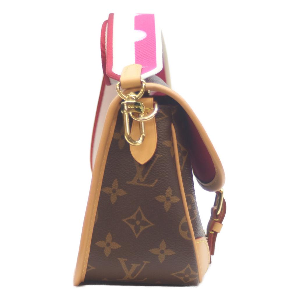 Louis Vuitton M46049 Monogram Fuchsia Diane NM PM Shoulder Bag Fusha pinkUsed