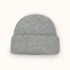 Autumn Winter Fashion Rabbit Hair Knit Hat Double Rolled Brim Warm Cold Hat