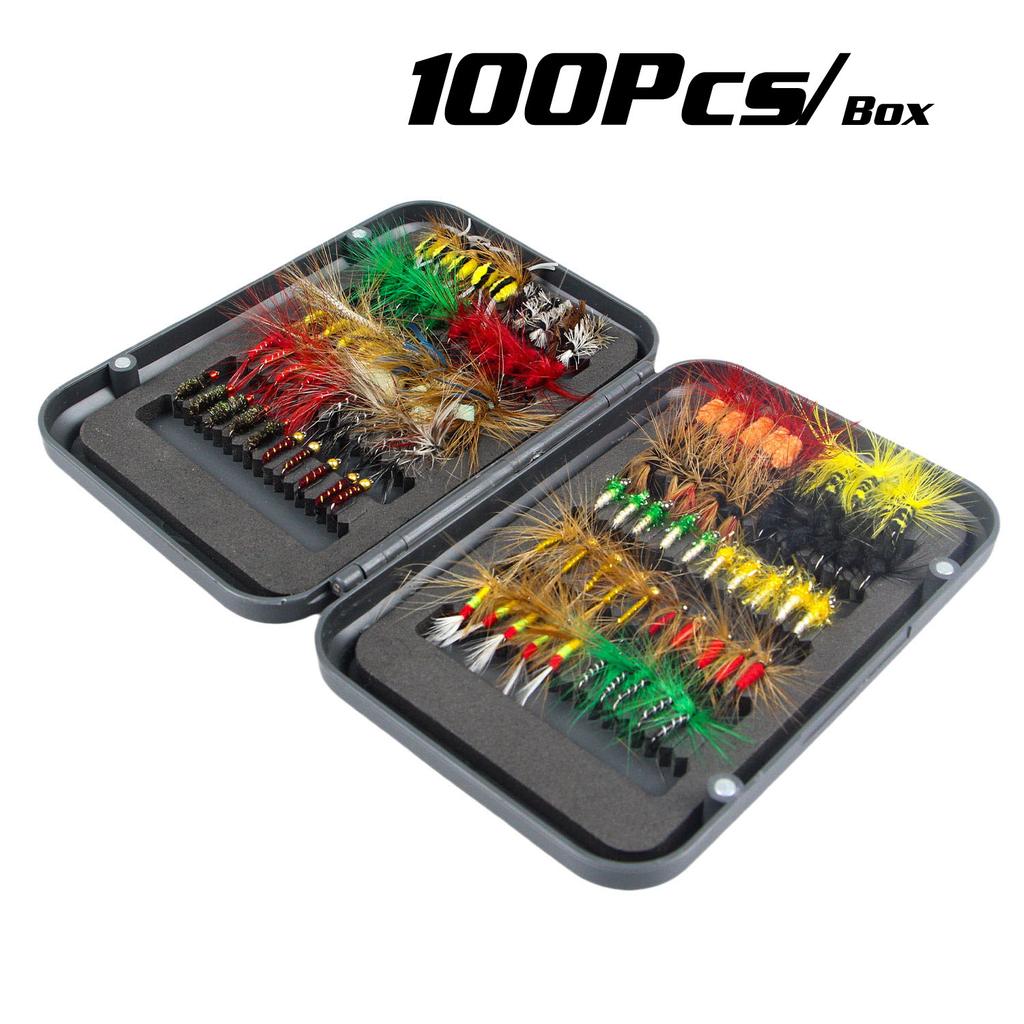 SantaKing Fly Fishing Lure Flies with Sharp Hooks Flies Lifelike Design for Fly Bass Trout Pike Freshwater Fishing
