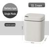High-end smart household trash can with motion sensing, ideal for kitchen and bathroom. Deodorizing, spacious, and stylish design.