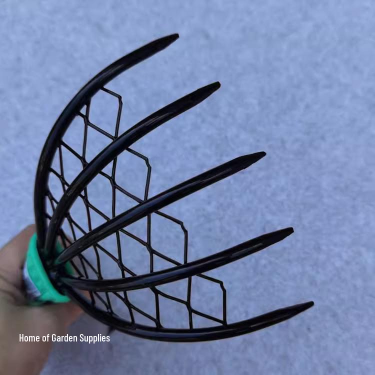 Five-Claw Rake for Leaves, Gardening, and Beach Use
