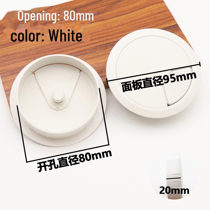 Desktop Cable Management Hole Cover - Decorative Round Sealing Ring