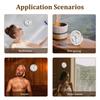 Wall Mounted Sauna Room Hygrometer Room Thermometer Sauna Humidity Temperature Gauge Home Indoor Temperature Digital Monitor