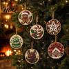 Decoratieve Kunstmatige Parel Kunst Decoraties 6 Stuks/Set Kerst DIY Kit Hangende Decoraties Knutselpakket met Ronde Bedels Parels Vakantie Strass voor