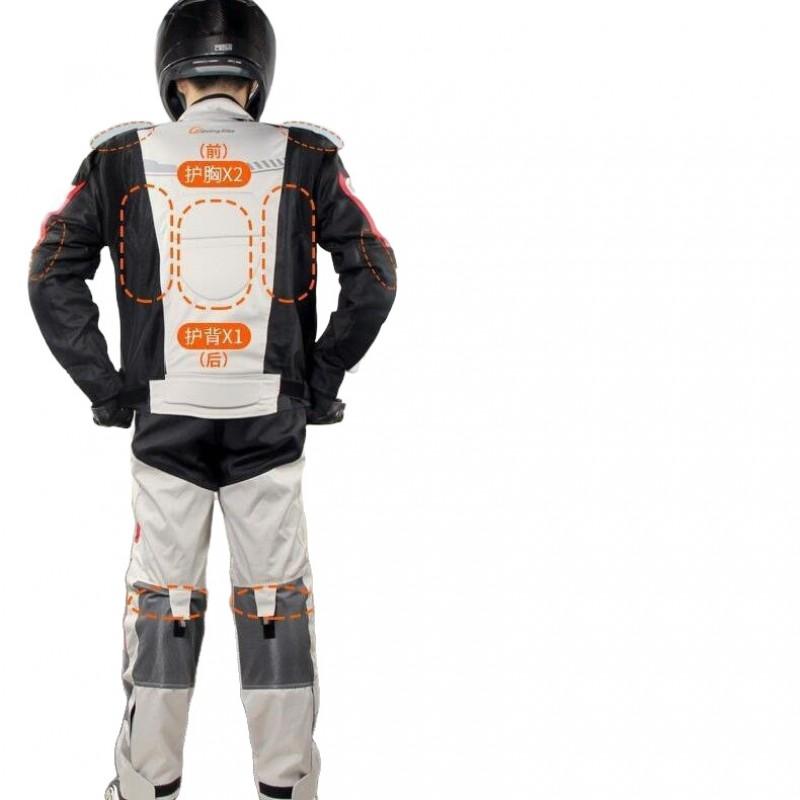 Winter Motorrad-Fahranzug Herren Damen Wasserdicht Sturzfest Thermisch Schutzbekleidung Set Oxford Stoff