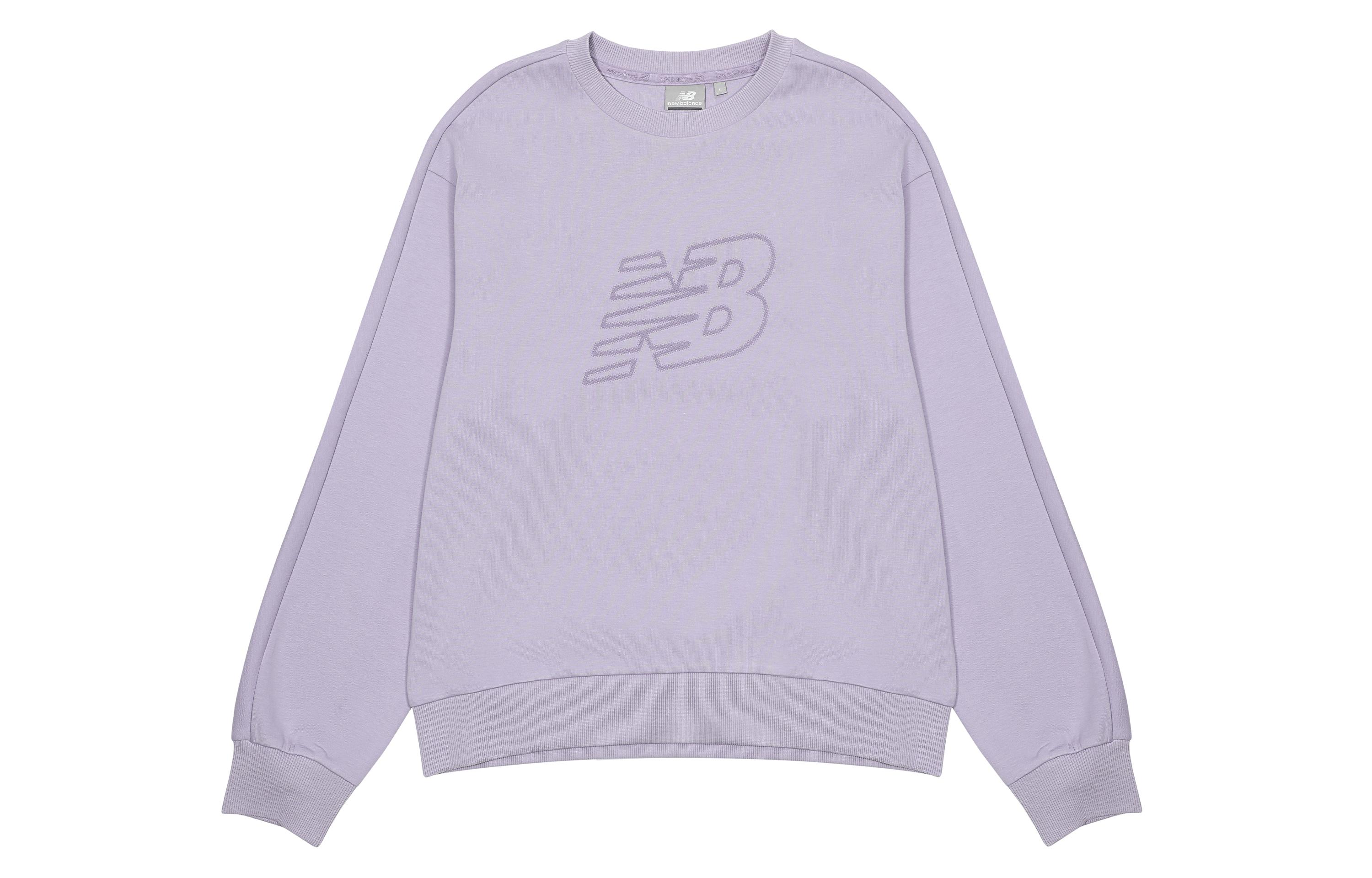 New Balance Sweatshirt Women s Light Purple 5CC39752-DV M