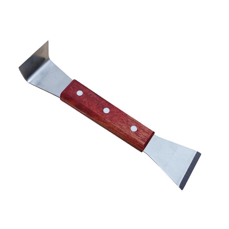 Трансграничный эксклюзивный пчеловодческий скребок и лопатка с ручкой из нержавеющей стали и дерева