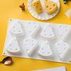Non-Stick Cheese Shaped Cake Mold For Baking Dessert Ring Art Mousse Silicone 1D Mould Silikonowe Mould Pan Pastry Tools