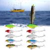 5Pcs Propeller Noise Baits Topwater Fishing Lures Propeller Tractor Hard Baits Fish Hook for Saltwater and Freshwaters