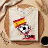 Spain Soccer 2026 World Cup T-Shirt, Spanish Flag Football Fan Graphic Tee, FIFA World Cup 2026 Spain Team, Unisex Football Fan Tee