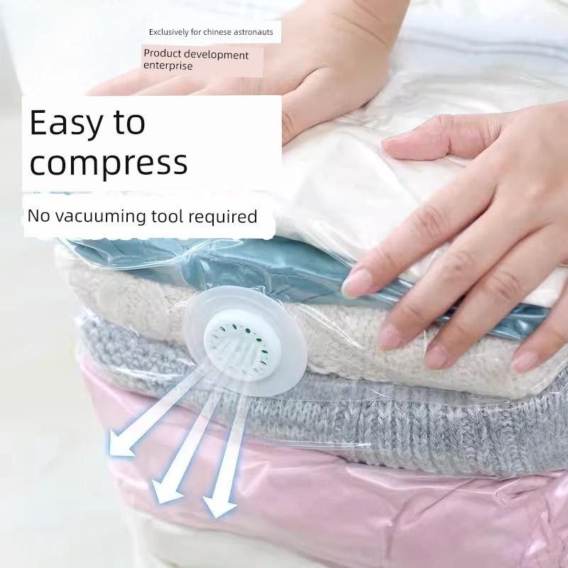 Storage Bags, Compression Bags, No Need for Air Extraction, Thickened and Durable, Home-Use Quilt Set, Mold-Proof and Moisture-Proof Storage Bags