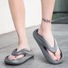 Neue einfache leichte modische Herren-Flip-Flops Sommer Zuhause Freizeit Verschleißfeste Hausschuhe Bequeme weiche elastische Hausschuhe