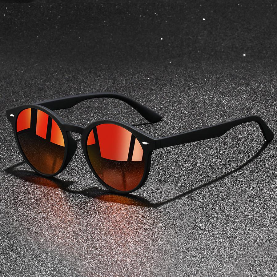 Fashion Vintage Unisex Rotundity Sunglasses Men Women Fishing Driving Man Luxury Brand Designer Sun Glasses UV400 Eyewear