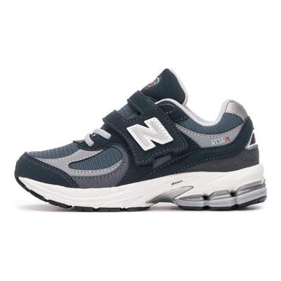 NB 2002R Zapatillas de Running Cómodas Versátiles con Amortiguación Duraderas de Caña Baja Zapatillas para Niños Negro Gris Azul PV2002SF