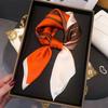 Polyester Silk Shawl 70x70cm Neckerchief Fashion Women Satin Hijab  Women Fashion