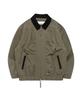 Thevinylhouse Mixed Collar Blouson Jacket Khaki