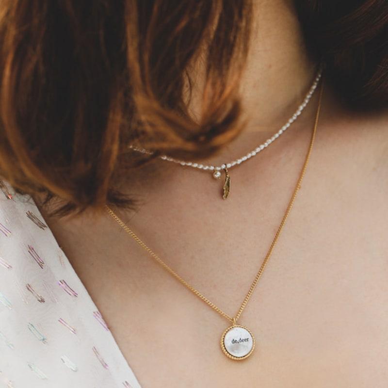 de,deer Petite Baroque Pearl Necklace [2103N003]