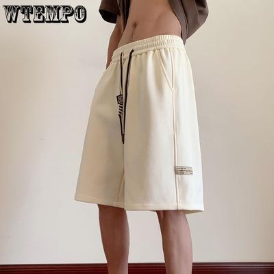 Large American Shorts for Men Summer Thin Basketball Shorts Loose Straight Leg Mid Length Pants for Men