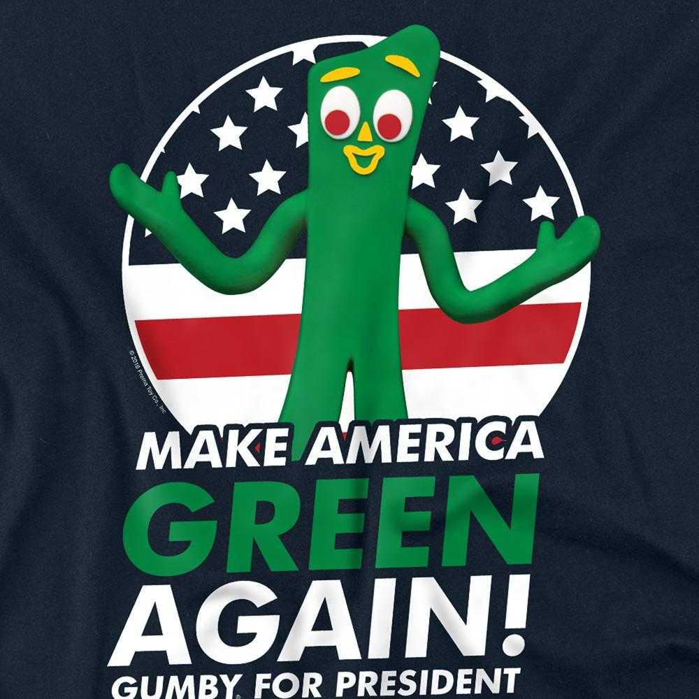 Gumby Unisex Erwachsene Für Präsident Langarm-T-Shirt