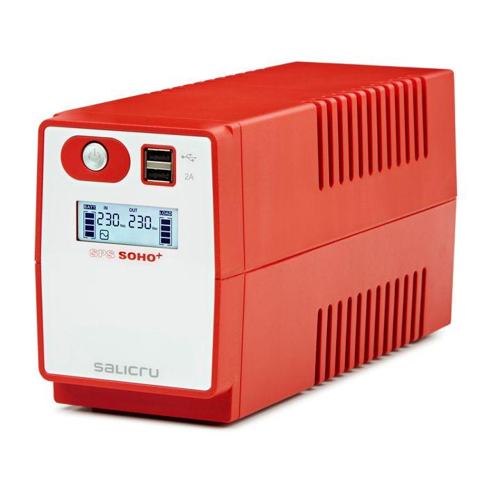 Onduleur SALICRU SPS 650 SOHO - Line-interactive - 650VA - 3 Prises IEC - Garantie 2 Ans