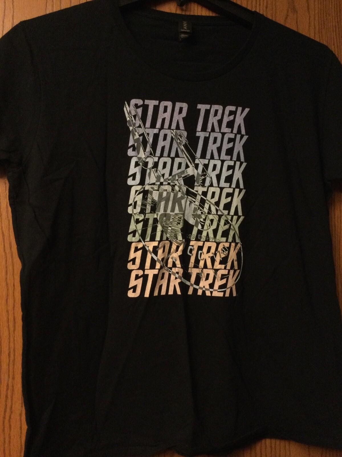 Star Trek - Black Shirt - XL - Anvil XXL