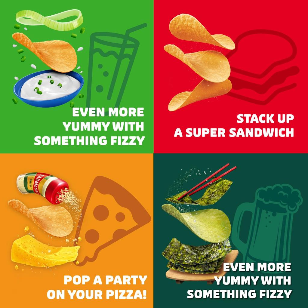 Pringles Pringles S Can 4 Flavor Assortment Set Sour Cream Black Contents May Change Depending On the Season Kellogg's (Umashio, Onion, CHEEEEEEESE,